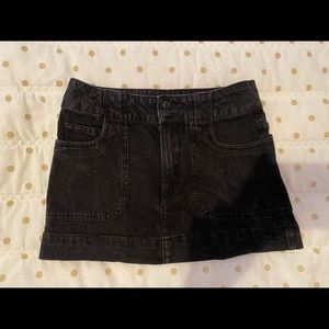 Denim mini skirt